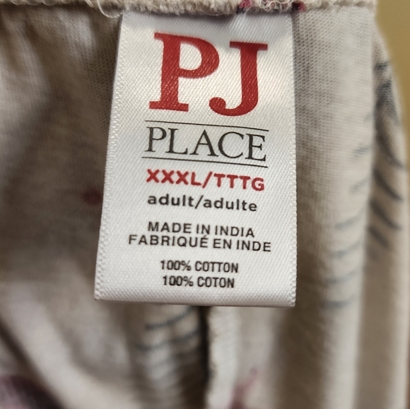PJ Place Christmas 100% cotton Pajama Pant Plus Size XXXL - Picture 5 of 8